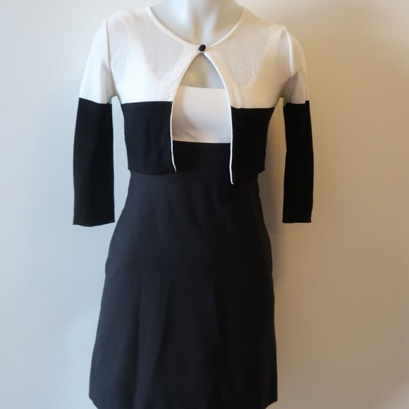 GIO' GUERRERI 2PCS CARDIGAN SHEATH DRESS 38 US/2 * - Picture 4 of 16